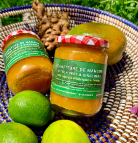 CONFITURE MANGUE CITRON GINGEMBRE
