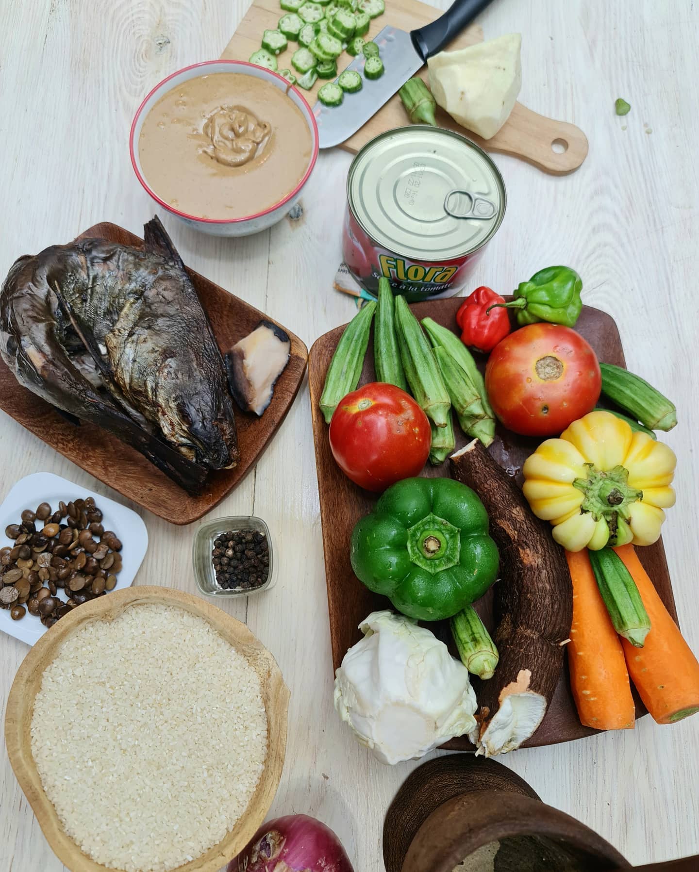 Ingrédients du Thiéboudienne - Cuisine sénégalaise authentique
